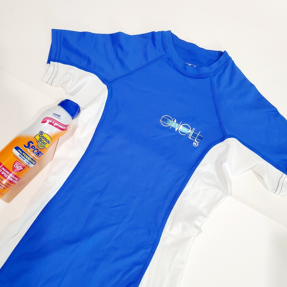 O'Neill Skins Blue Swim Top Size XXS Kid (4-5)